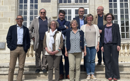photo des participants à la rencontre CH de Cadillac, mairie de Cadillac sur Garonne