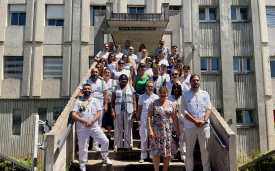 Photo du groupe de formtion à la CUMP le 15 juin 2026 au CH de Cadillac