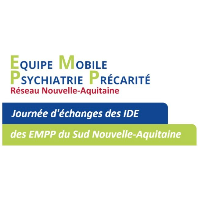 Flyer de la journée d'échanges des IDE pour les Equipes Mobiles Psychiatrie Précarité