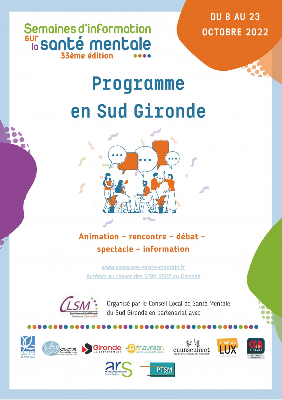 Première page du programme des SISM 2024 en Sud-Gironde