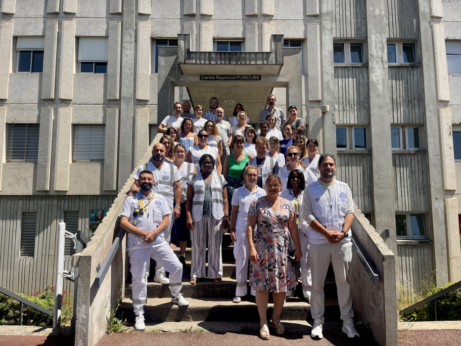 Photo du groupe de formtion à la CUMP le 15 juin 2026 au CH de Cadillac